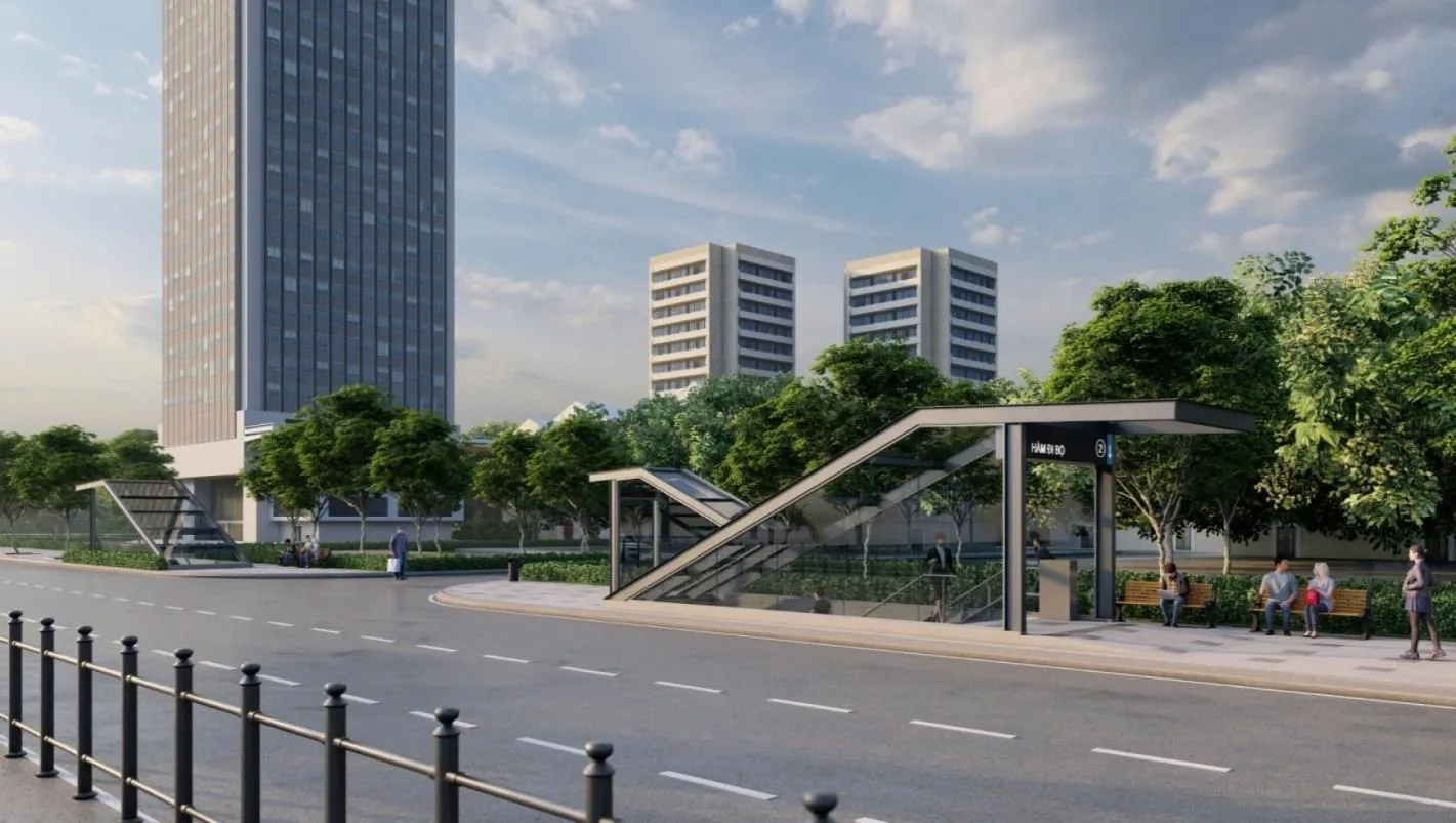 Hầm đi bộ số 3 - ngã ba Nguyễn Chí Thanh & Thùy Vân