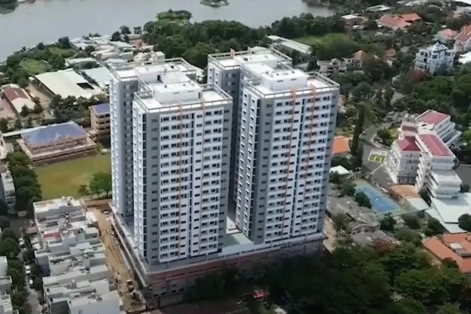 Chung cư tái định cư tại Khu tái định cư phường Thắng Nhất